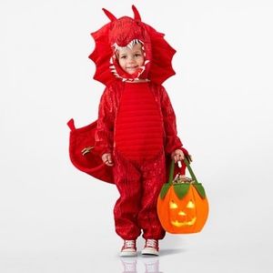 Pottery Barn Red Dragon Costume 3T